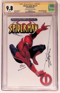 Ultimate Spider-Man #1 Lee White Cover CGC SS 9.8 (2024) East Side Comics Ed.