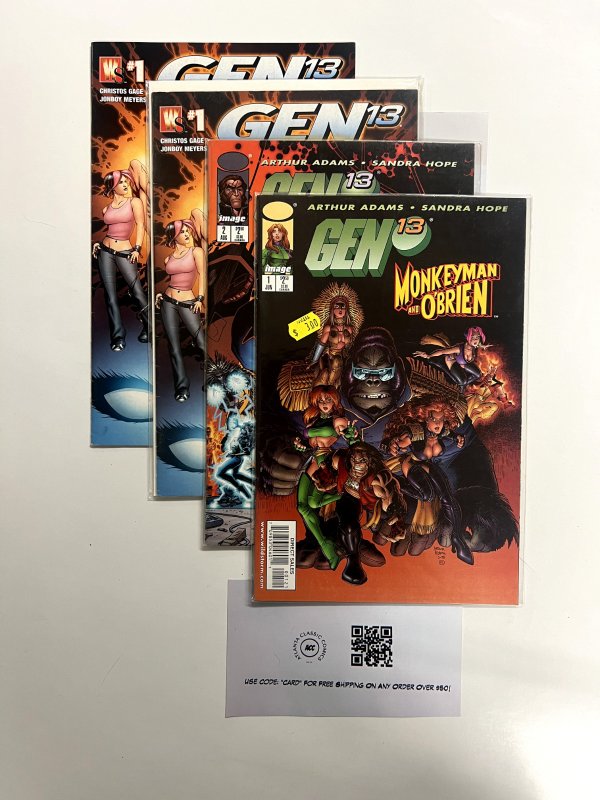 4 Gen 13 Indie Comic Books # 1 1 1 2 7 JS24