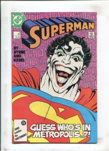 Superman #9 - Direct Edition / Joker Appearance (9.2) 1987