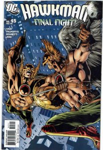 Hawkman #45 (2002 v4) Jimmy Palmiotti Justin Gray Golden Eagle  JSA NM