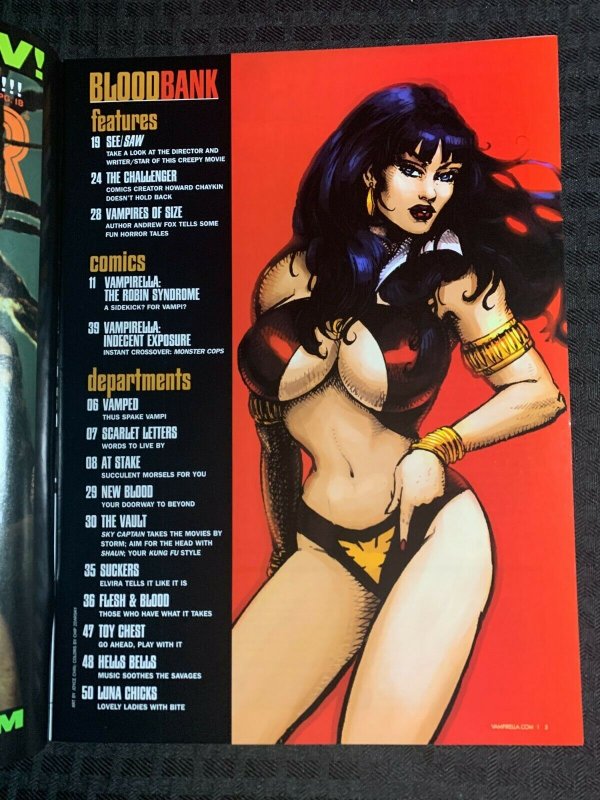 2004 VAMPIRELLA Harris Magazine #7 VF- 7.5 Howard Chaykin / Batman Begins