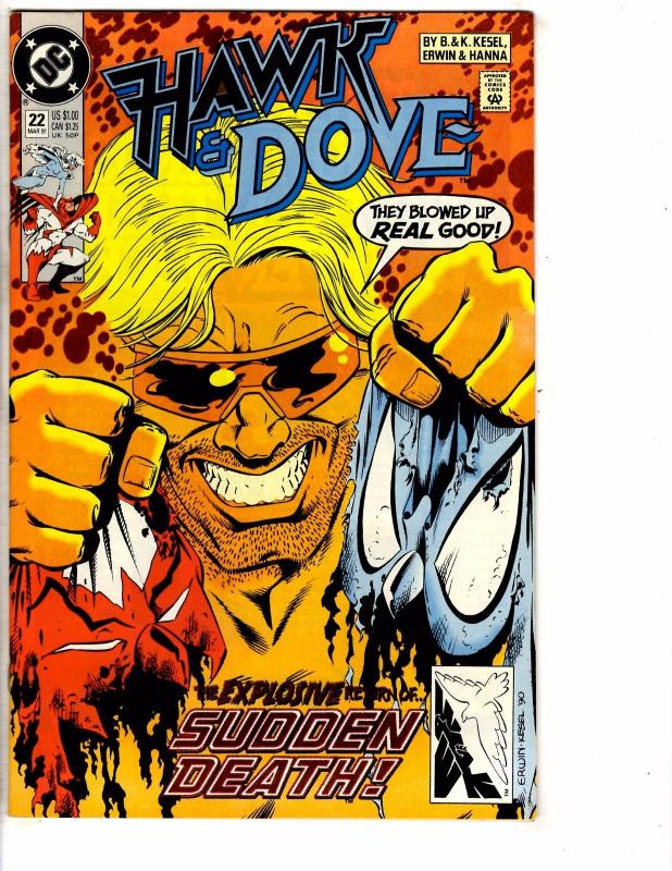 8 Hawk & Dove DC Comic Books # 15 16 17 18 19 20 21 22 Batman Flash J211