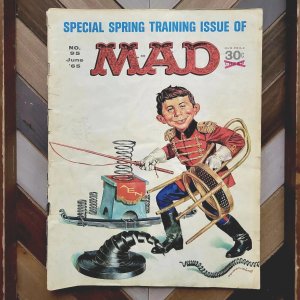 Vintage MAD Magazine #95 (Jun 1965) Special SPRING TRAINING Issue