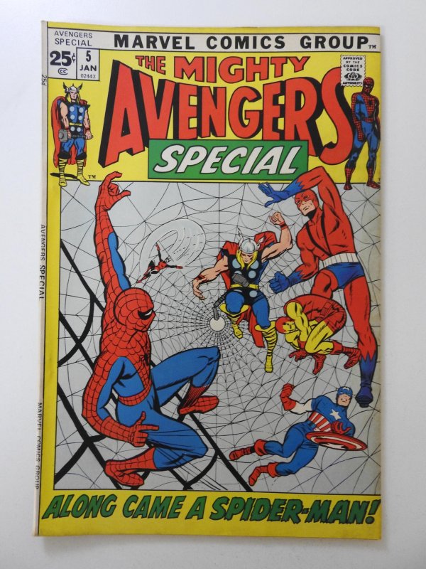 The Avengers Annual #5 (1972) Beautiful VF+ Condition!