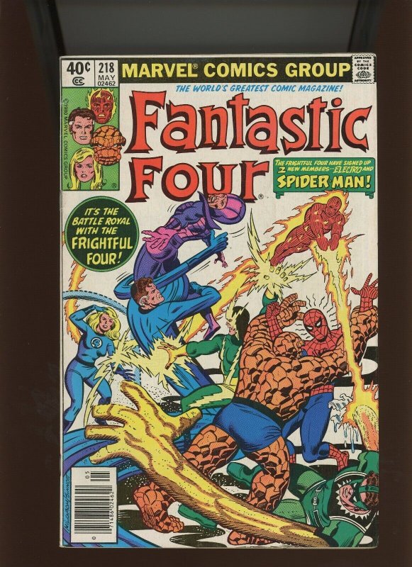 (1980) Fantastic Four #218: BRONZE AGE! NEWSSTAND COPY! (7.0/7.5)