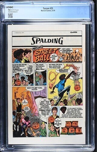 Tarzan #25 1979 Marvel Comics CGC 9.8 White Pages 024