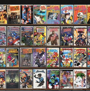 Huge Lot 150+ Comics with Captain America, Cable & More!
