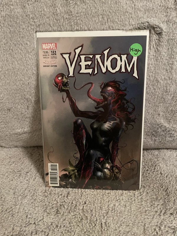 Venom #151 Variant Edition - Mary Jane - Francesco Mattina Cover (2017)