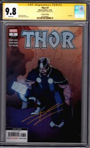 Marvel! Thor #7! 2nd Print! CGC Signature Series 9.8! Signed by Donny Cates!  