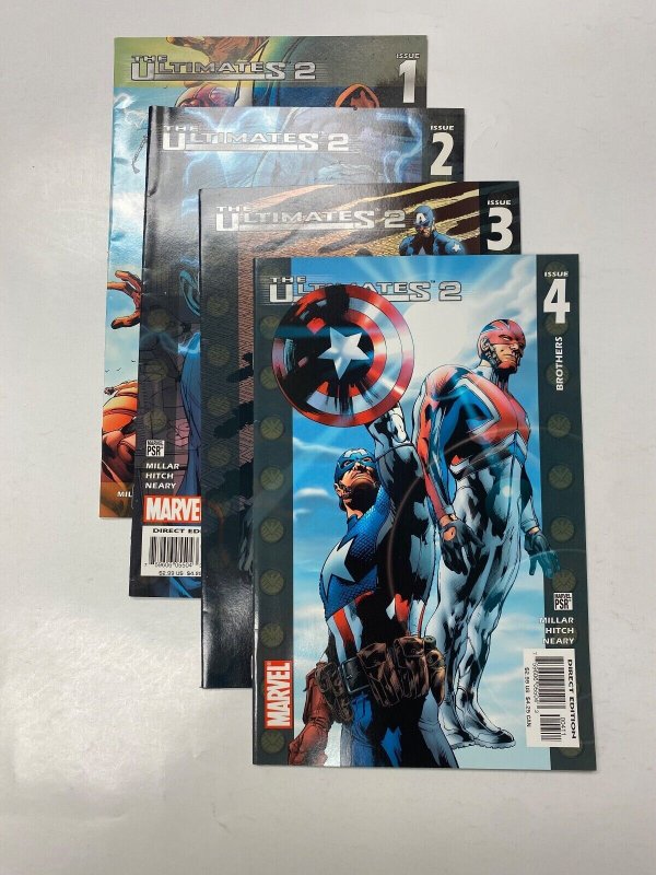 4 Ultimates 2 MARVEL comic books #1 2 3 4 94 KM7