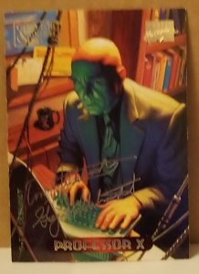 1994 Marvel Masterpieces Gold Foil Signature Series #90 Professor X/Hilderbrandt