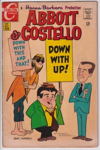 ABBOTT AND COSTELLO #1 (Feb 1967) Sharp VG+ 4.5 slight yellowing to white!