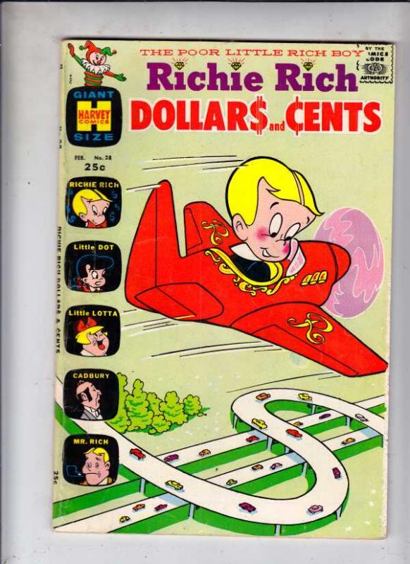 Richie Rich Dollars and Cents #28 (Feb-69) FN Mid-Grade Richie Rich