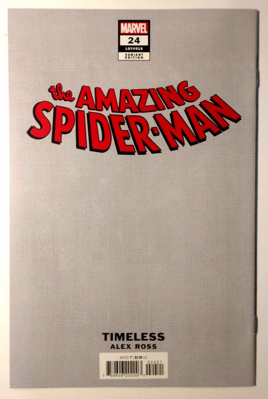 The Amazing Spider-Man #24 (9.4, 2023) Ross Cover