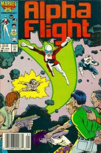 Alpha Flight (1st Series) #42 (Newsstand) FN; Marvel | save on shipping - detail
