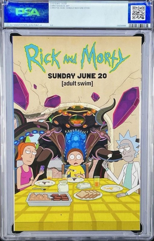 Batman/Fortnite: Zero Point #4 Mora Cover (2021), PSA Graded 9.8