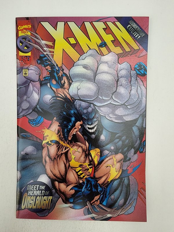 X-Men #50 (1996) 1st appearance of Post. Wraparound cover.