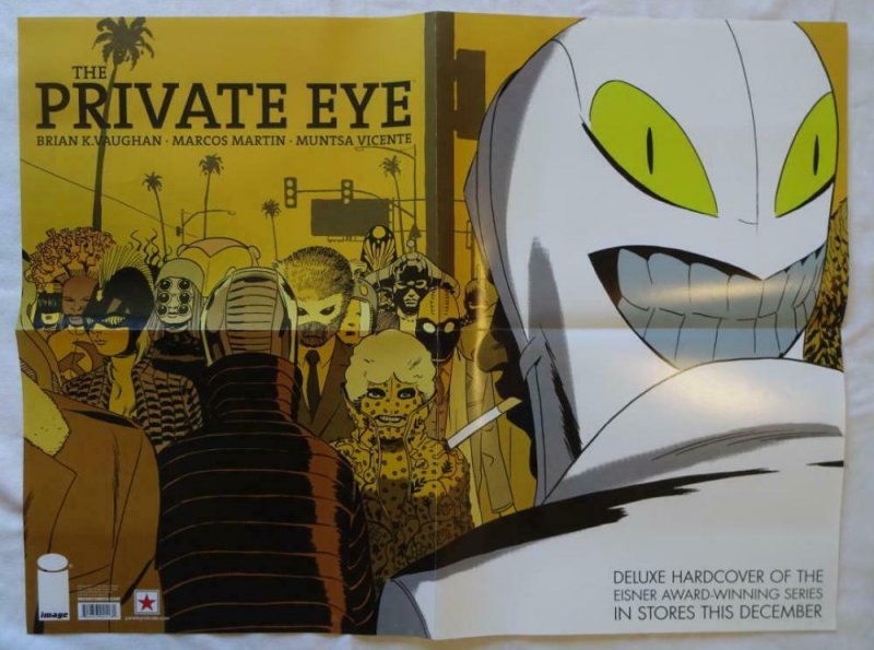 PRIVATE EYE Promo poster, 17 x 22, 2015, IMAGE, Unused, more in our store  007