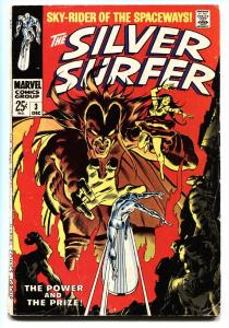 Silver Surfer #3 comic book 1968 silver age Marvel 1st Mephisto