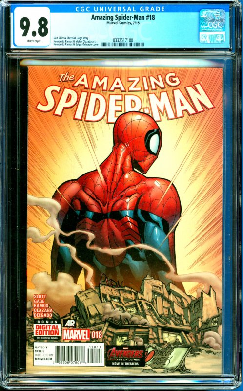 Amazing Spider-Man #18 CGC Graded 9.8