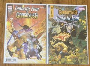 2 Fantastic Four X Gargoyles #1 Set NM Marvel Dynamite 2025