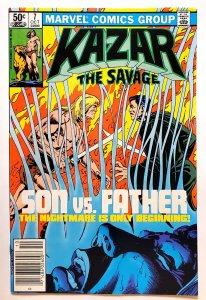 Ka-Zar the Savage #7 Newsstand (Oct 1981, Marvel) 8.5 VF+