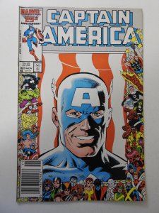 Captain America #323 (1986) FN+ Cond! 1st app of new Super Patriot John Walker!