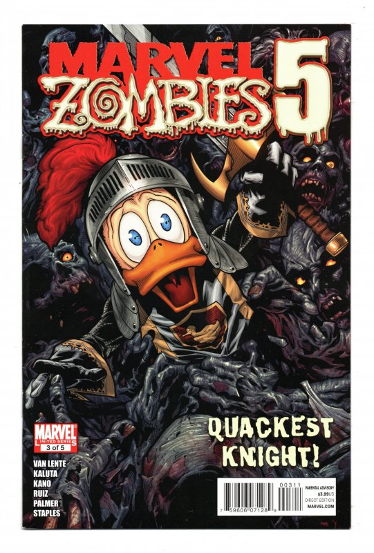 MARVEL ZOMBIES 5 #03 (2010) LEONARD KIRK | TRADE DRESS | HOWARD THE DUCK COVER