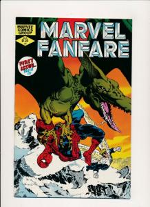 MARVEL (4 comics) MARVEL FANFARE Vol. 1 #1- #4 1982 VF/NM (PF376) 