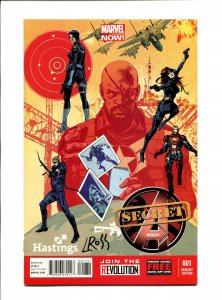 Secret Avengers #1 - Signed Luke Ross ~ WE COMBINE SHIPPING ~ (9.2ob) 2013