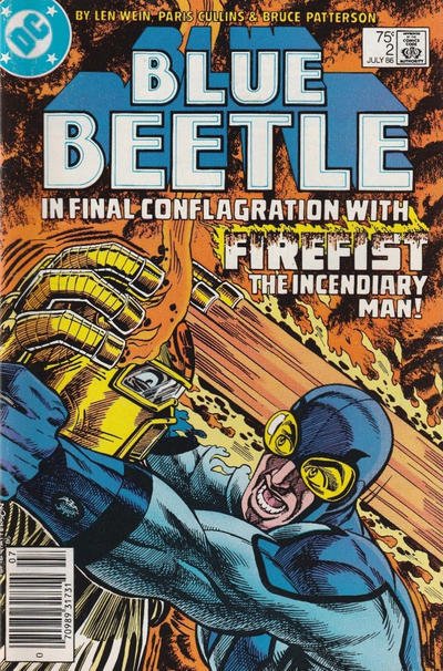 Blue Beetle (3rd Series) #2 (Newsstand) VF ; DC | Firefist Len Wein