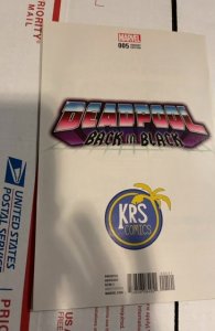 Deadpool: Back In Black #5 Tyler Kirk ham Sketch (2016) light crease on cover