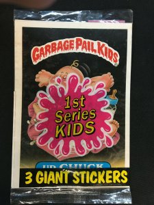 GARBAGE PAIL KIDS 3 GIANT STICKERS IN ORIGINAL PACKAGE 1ST SERIES KIDS 