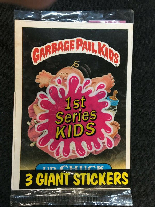 GARBAGE PAIL KIDS 3 GIANT STICKERS IN ORIGINAL PACKAGE 1ST SERIES KIDS