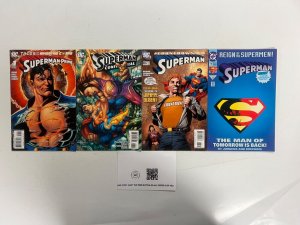 4 Superman DC Comic Books # 1 6 78 665 Batman Robin Wonder Woman Flash 46 JS47