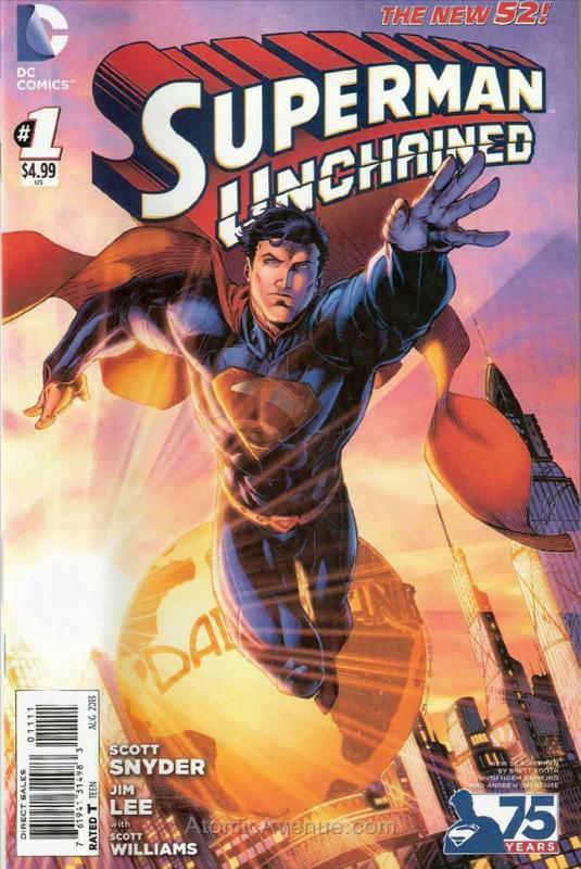 Superman Unchained #1J VF/NM; DC | save on shipping - details inside 