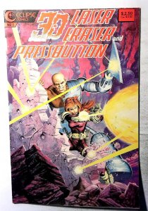 3-D Laser Eraser and Pressbutton #1 (1996) Eclipse Comics 1st Print Comic Book