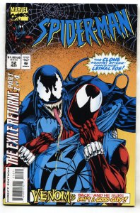 SPIDER-MAN #52--comic book--MARVEL COMICS--Venom cover--NM-