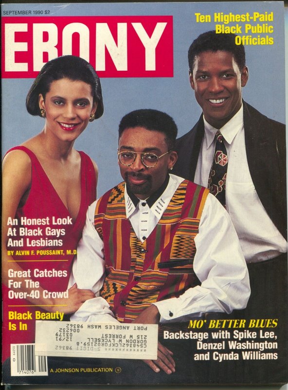 Ebony 9/1990-Mo' Better Blues-Spike Lee-Denzel-Cynda Williams-FN