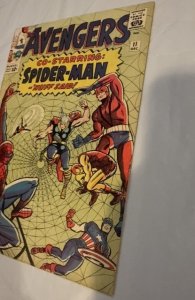 The Avengers #11 (1964) guest starring Amaz. spider-man see Descript