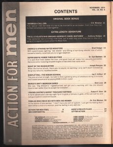 Action For Men 11/1974-Castro-Shoplifting-America's Monsters-Head Hunters