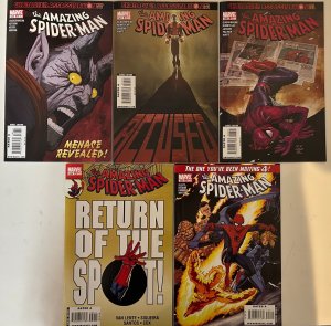 *Amazing Spider-Man 581-590 10 High Grade bks All vf/better unless noted