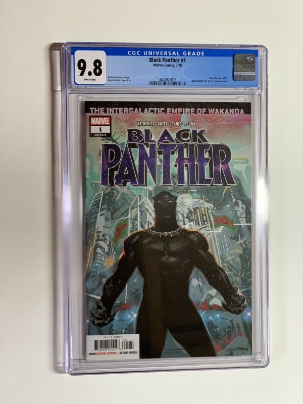 Black panther 1 cgc 9.8 2018 marvel