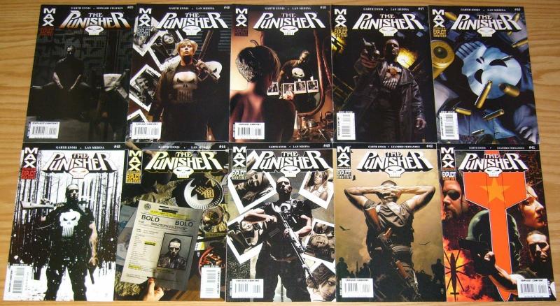 Punisher #1-75 VF/NM complete series + annual - garth ennis  - marvel max set