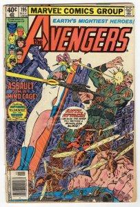 Avengers #195 VINTAGE 1980 Marvel Comics 1st Taskmaster Cameo
