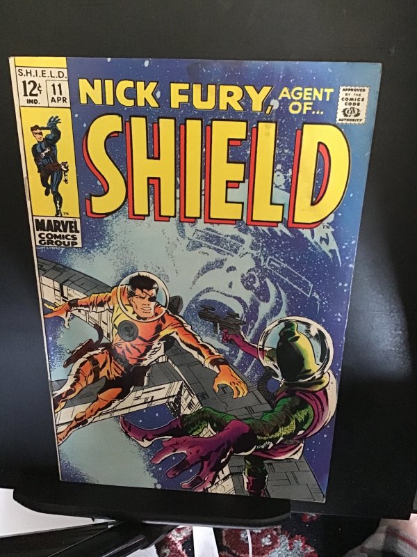 Nick Fury, Agent of SHIELD #11 (1969) Affordable grade Hate Monger key! VG Wow