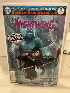 Nightwing #29  2017  9.0 (our highest grade)  Dark Nights Metal!