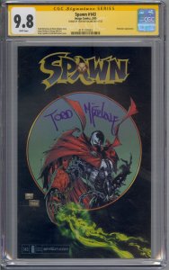 SPAWN #143 CGC 9.8 SS SIGNED FULL TODD MCFARLANE