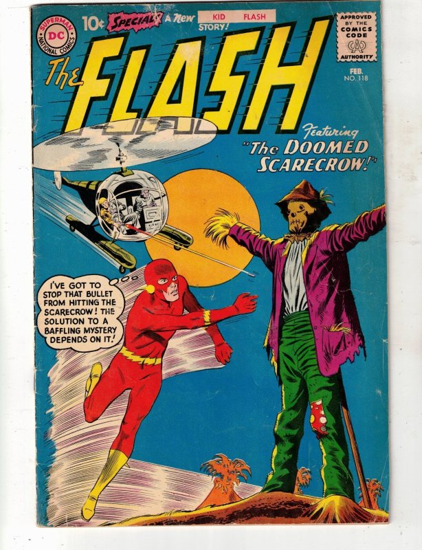 The Flash #118 1961 VG/FN  Rare Early Kid-Flash PRICE DROP!  Infantino! BEANTOWN