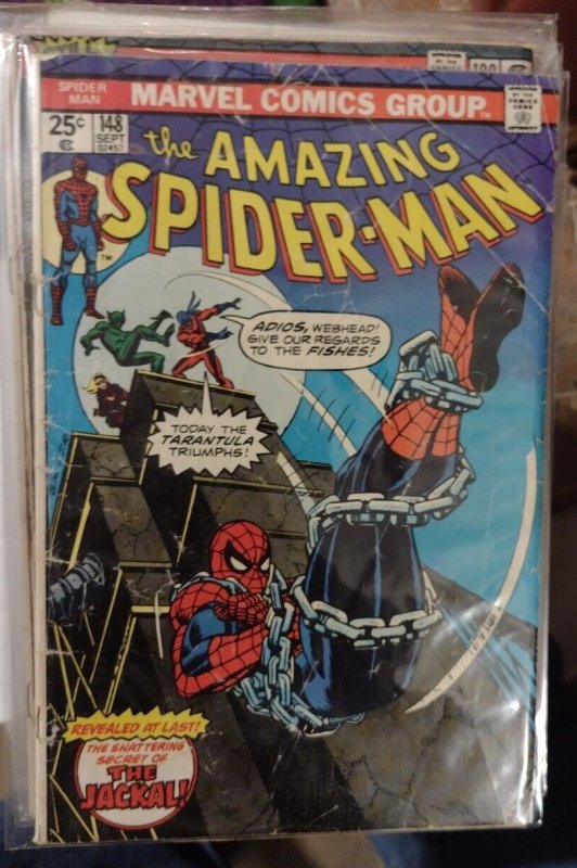 Amazing Spider-Man  # 148 1975  MARVEL disney key jackal identity revealed